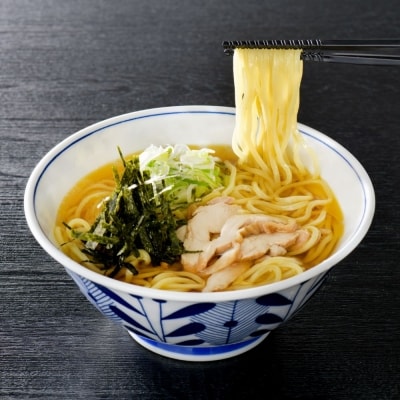 まる梅【謹製】 かほく谷地の冷たい肉中華 (鶏 ラーメン)　ラーメン(約150g)×5人前セット!