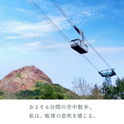 有珠山ロープウェイ(往復乗車券)2名様分 SBTAA001