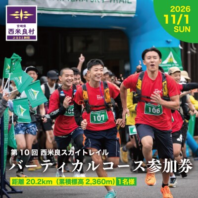 【ふるさと納税】西米良スカイトレイル バーティカルコース 参加券 1名様　スポーツ イベント