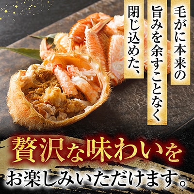 【年内配送可○】毛がに450g×2尾 C-54009