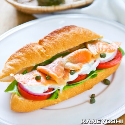 スモークサーモン3kg&サーモンハラミ燻製焼き2kg D-09026