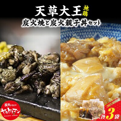 天草大王炭火焼と天草大王炭火親子丼の素セット 各3袋入_S081-003A