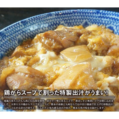 天草大王炭火焼と天草大王炭火親子丼の素セット 各3袋入_S081-003A