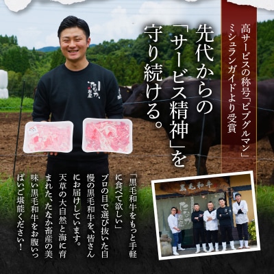黒毛和牛 焼肉 カルビ ロース 切り落とし 1kg _S001-024A