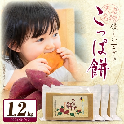 天草名物 優しい甘さのこっぱ餅(いも餅)400g×3パック_S170-002