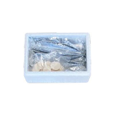 冷凍生さんま5尾×2P・ほたて貝柱200g×1Pセット A-76016