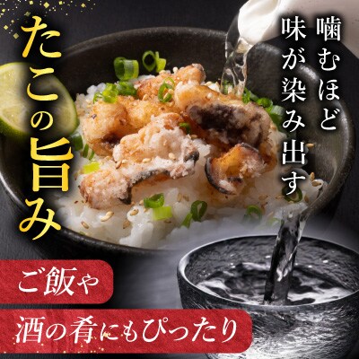 【北海道根室産】花咲かに400g～550g×2尾、たこ唐×2P B-30048