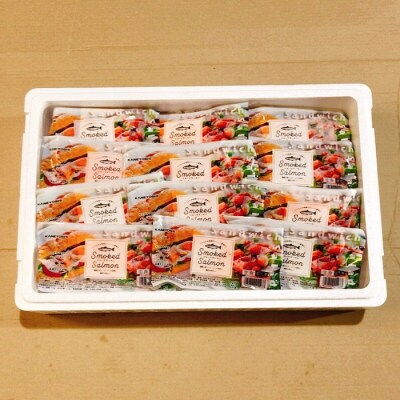 サーモン8～16P&塩銀鮭切り身40P D-09035