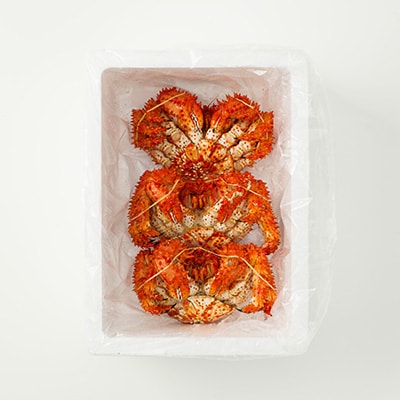 【北海道根室産】花咲がに500g前後×3尾(計1.5kg) A-54013