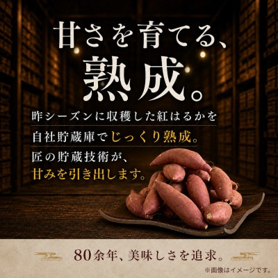産地直送!生さつまいも「熟成紅はるか」調理しやすい小さめサイズ5kg