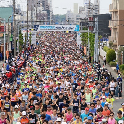 かすみがうらマラソン兼国際ブラインドマラソン2026出走権(10マイル)1名様分+Tシャツ