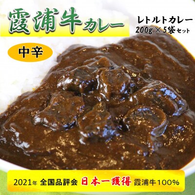 【日本一獲得ブランド牛】 霞浦牛 レトルトカレー