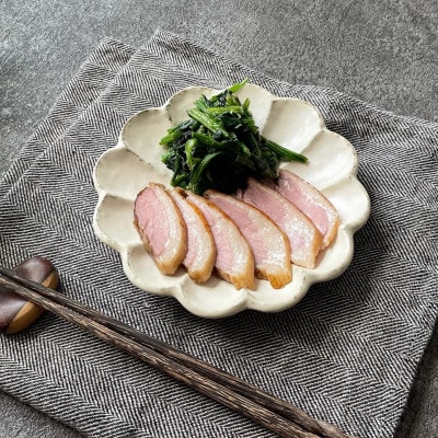 かすみ鴨　モモ肉スモークセット　計約500g(3～4パック)