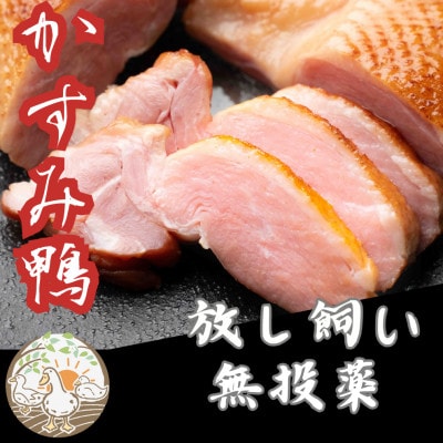 かすみ鴨　ムネ肉のスモーク　1枚(200g)