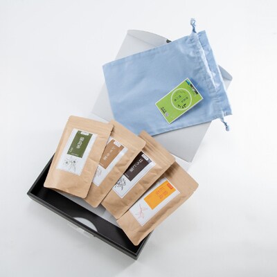 【茨城県共通返礼品:八千代町】猿島茶とシリカの自然な恵み4種セット