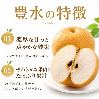 豊水 梨 5kg 8～12玉 【2026年収穫分】 梨 なし かすみがうら市