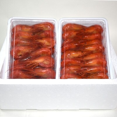 【北海道根室産】しまえび400g(25～37尾)×2P B-24003