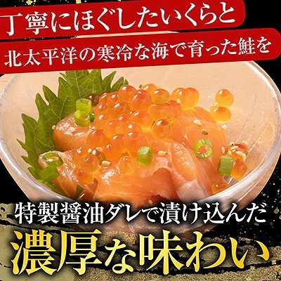＜鮭匠ふじい＞いくら・サーモン親子丼の具 C-42012