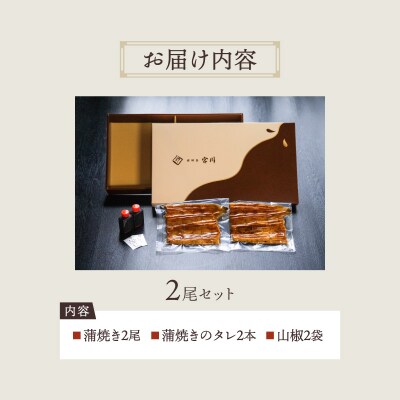 【世田谷 宮川】うなぎの蒲焼セット(松) /2尾