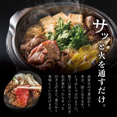 多気郡産 松阪牛 すき焼き用 赤身 700g E2364