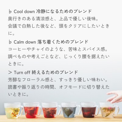 クラフトハーブティー daytune. tea ボックス・L (6種類×3個) ティー 紅茶