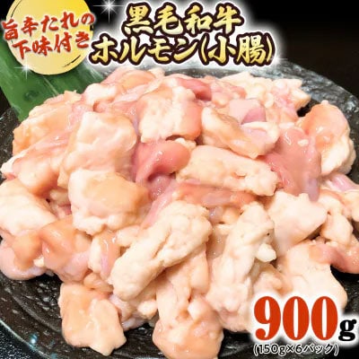 茨城県産 黒毛和牛 ホルモン 小腸 900g (150g x 6パック)  [AU078ya]