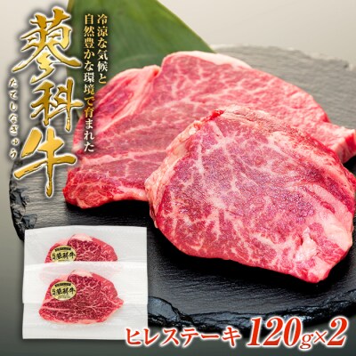 蓼科牛ヒレステーキ120g×2　　