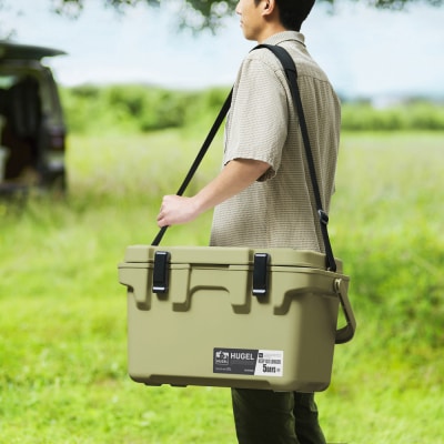 ☆リニューアル☆クーラーボックス 20L TC-20R カーキ HUGEL アイリスオーヤマ 