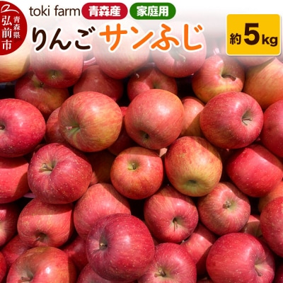 【26年11月中旬～発送】りんご サンふじ 約5kg 家庭用|24_tkf-040501