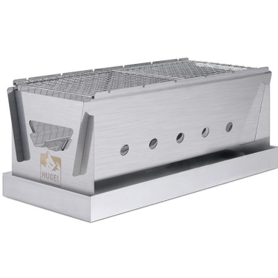 バーベキューコンロ　コンパクトBBQコンロ　CBBQ-500　シルバー