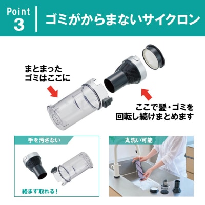 掃除機 充電式サイクロンスティッククリーナーSUUZE　SCD-210P-H　グレー