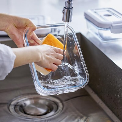 耐熱ガラス容器 1500ml TGS-1500 ホワイト