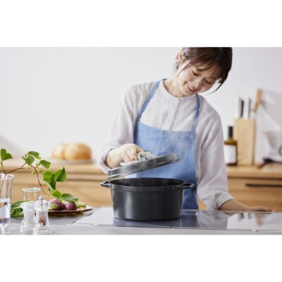 鍋 無加水鍋　COTOCO　26cm SMKSN-S26チャコールグレー