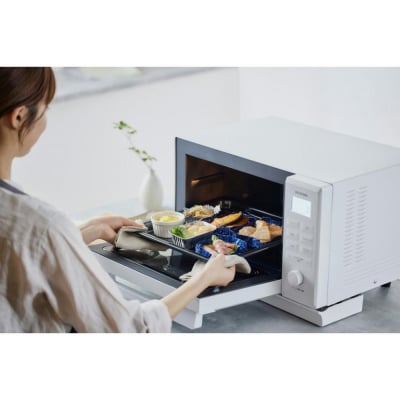 オーブンレンジ スチームオーブンレンジ 24L MO-F2404-W ホワイト 電子レンジ レンジ
