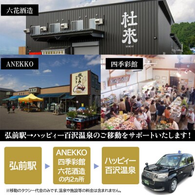 北星交通 × ハッピィー百沢温泉 ショッピング60分コース|24_kuu-030101