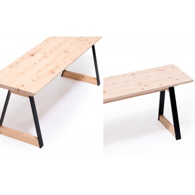 kinari Bench(キナリ ベンチ) Black【幅120cm×奥行32cm】