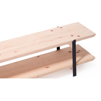 kinari TV bord(キナリ TVボード) Black【幅150cm×奥行31cm】