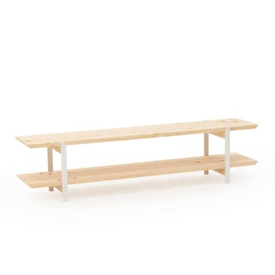 kinari TV bord(キナリ TVボード) White【幅150cm×奥行31cm】
