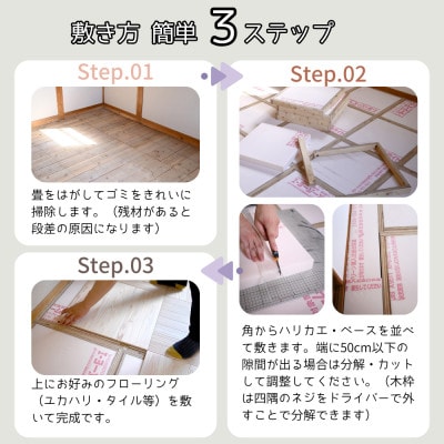 ハリカエ・ベース ‐畳-　(1箱分:8枚入)