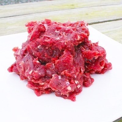 森のジビエ 鹿肉 ペット用　カット&ミンチ 約2kgセット