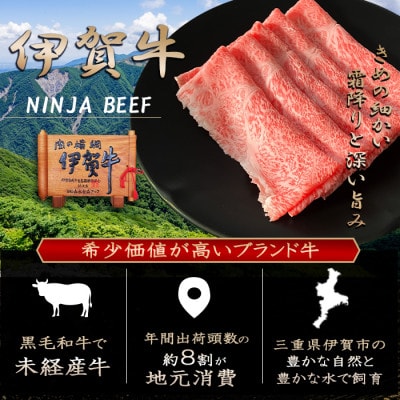 【伊賀牛】忍者ビーフ バラすきしゃぶスライス600g×2(1.2kg)