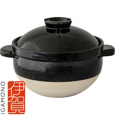 長谷園　伊賀焼 炊飯土鍋「かまどさん」(5合炊き)