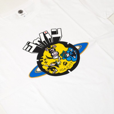 伊賀市 マンホールTシャツ 白S