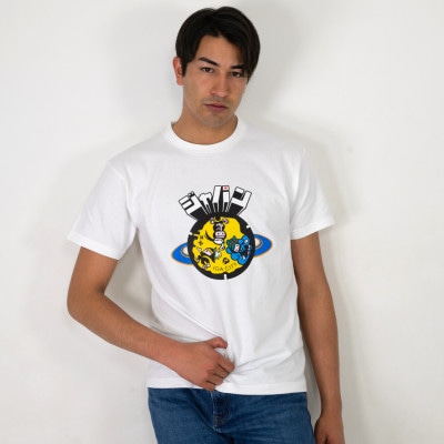 伊賀市 マンホールTシャツ 白L