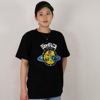 伊賀市 マンホールTシャツ 黒S