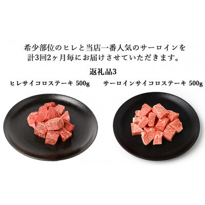 【2ヵ月毎定期便】伊賀牛 A5ヒレサーロインA 総合計2.9kg全3回