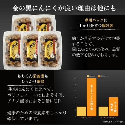 黒にんにく 良粒のみ 青森県産 バラ 1kg (200g×5) 福地ホワイト6片使用 添加物不使用