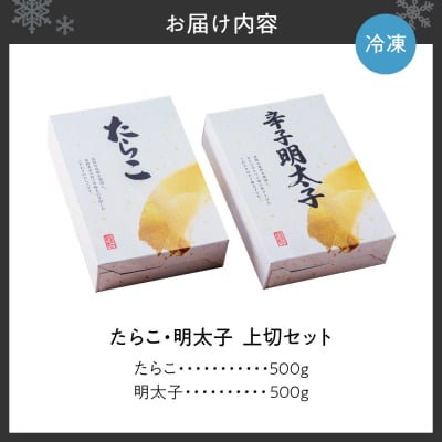 【無着色】たらこ・明太子　上切セット_hs265-008