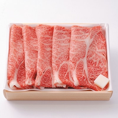 国産 牛肉 鶴形牛ロース または肩ロース すきやき用 約500g[No.5335-0149]