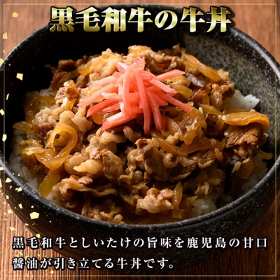 黒毛和牛牛丼&牛すじだらけのカレーセット(130g×5パック・牛丼2P、カレー3P) A91028